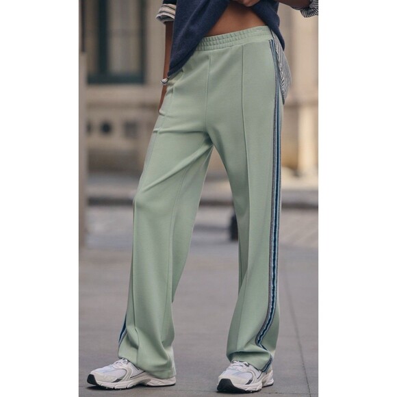 Anthropologie The Upside Track Pants Women Mint Philosophy Pull On Preppy XS NWT - Picture 5 of 15